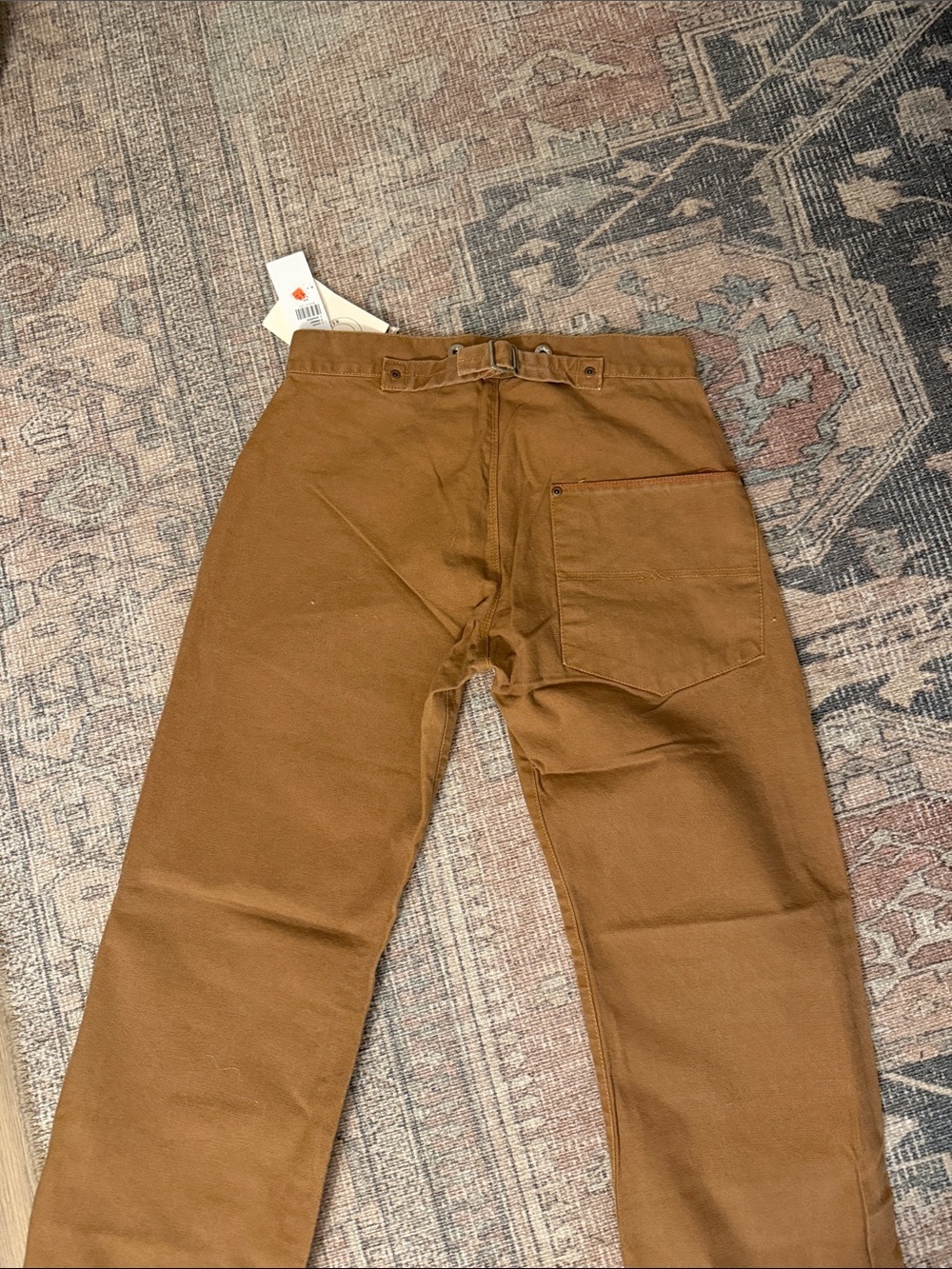 Urban Renewal Brown High-Rise Straight Jeans - Picture 4 of 4